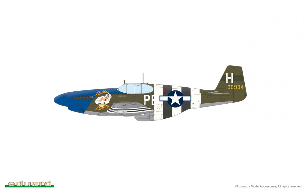 Eduard 11181 OVERLORD: D-DAY MUSTANGS / P-51B MUSTANG DUAL COMBO 1/48 – imagen 6