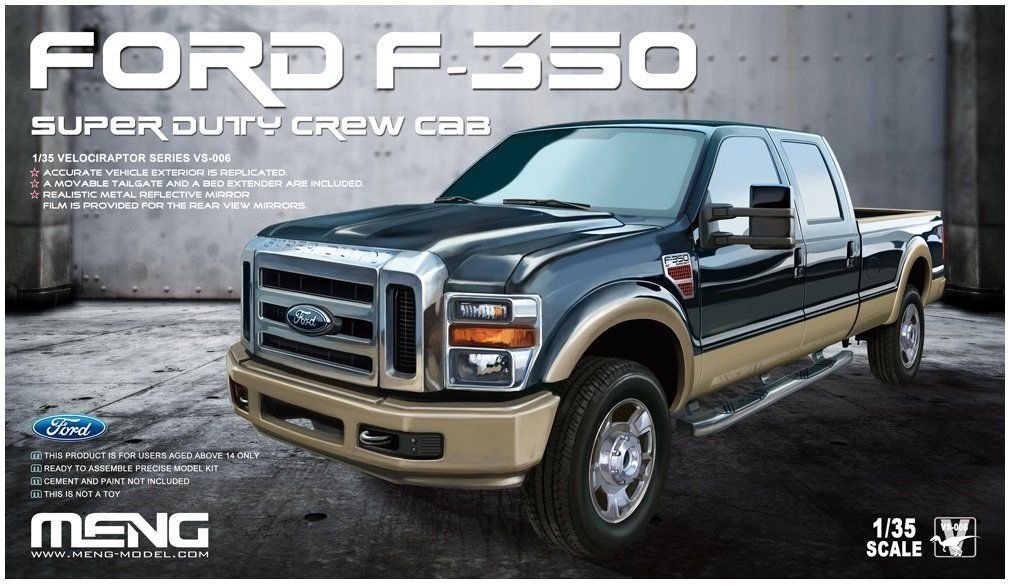 Meng Model VS-006 Ford F-350 Super Duty Crew Cab 1/35