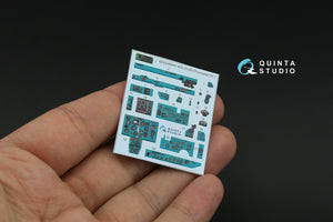 Quinta Studio QDS-48447 MiG-21UM 3D-Printed colored Interior on decal paper (Trumpeter) (Small version) 1/48 – image 4