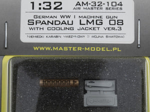 Master AM-32-104 German WWI Machine Gun Spandau LMG 08 with Cooling Jacket ver.3 1/32 – imagen 6