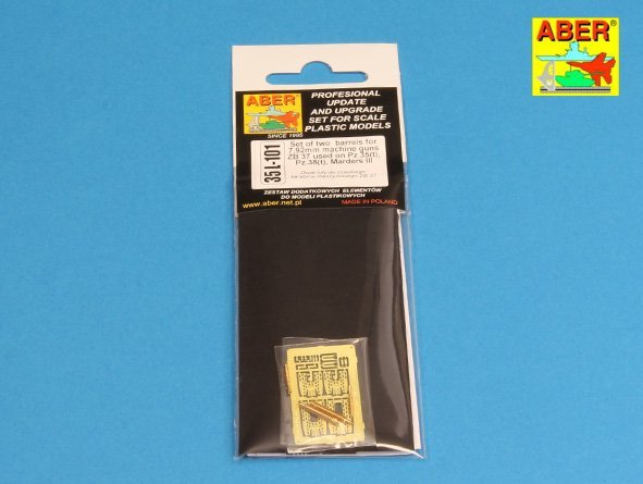 Aber 35L-101 Set of 2 barrels for machine guns ZB 37 used on Pz.35/38(t) tanks 1/35 – zdjęcie 8