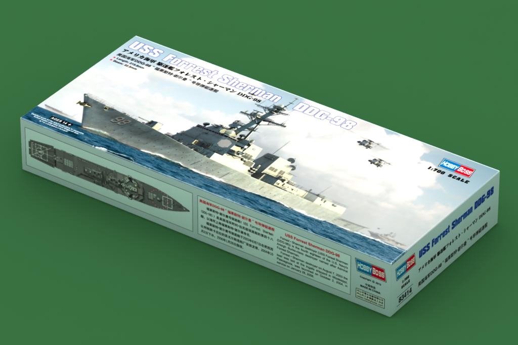 Hobby Boss 83414 USS Forrest Sherman DDG-98 1/700 – immagine 2