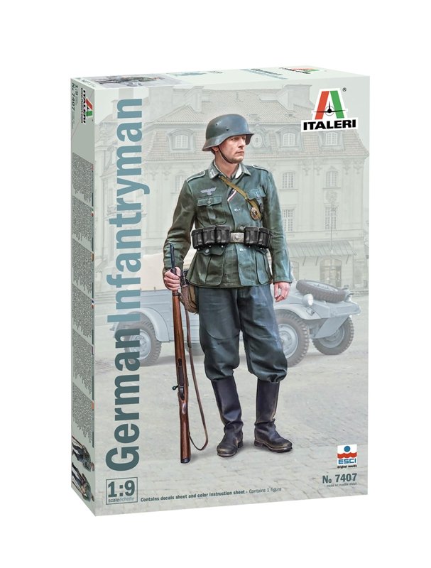 Italeri 7407 GERMAN INFANTRYMAN 1/9