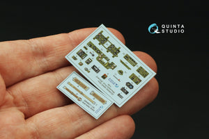 Quinta Studio QD48492 A6M2 Zero Mitsubishi Production 3D-Printed coloured Interior on decal paper (Eduard) 1/48 – immagine 3