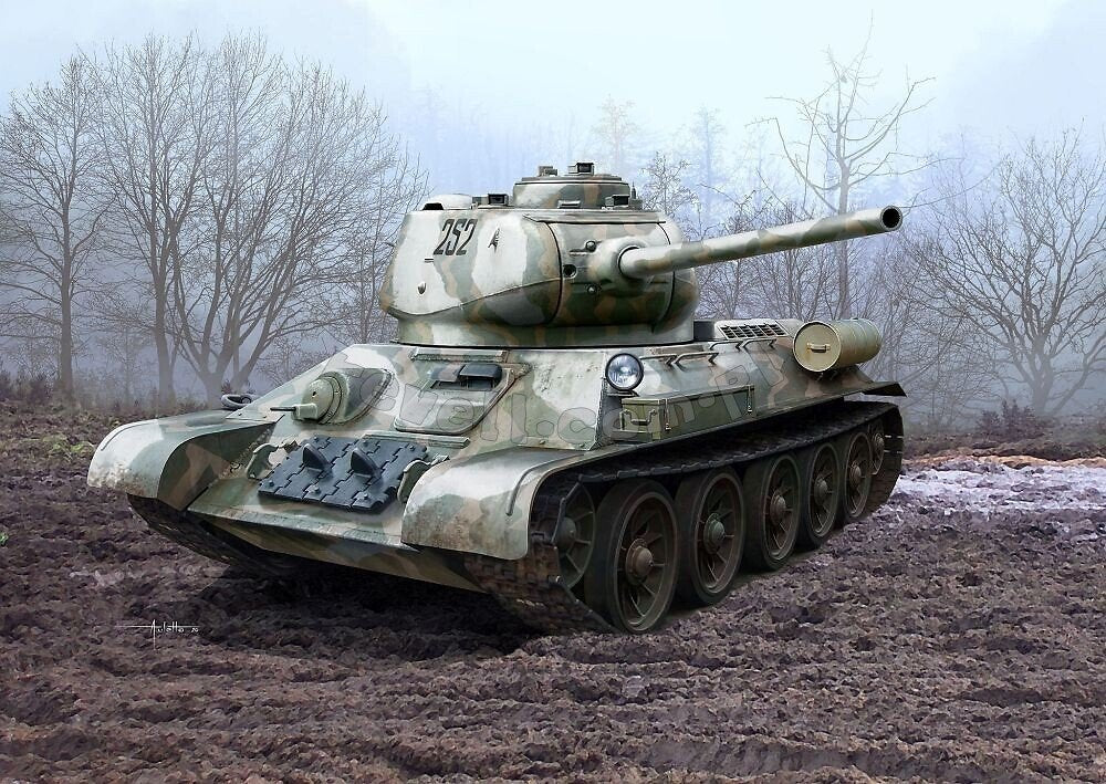 Revell 03319 T34-85 soviétique au 1/35 