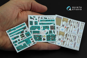 Quinta Studio QD32121 MiG-21UM 3D-Printed &amp;amp; coloured Interior on decal paper (Trumpeter) 1/32 – imagen 12