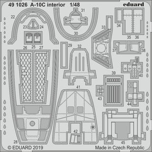 Intérieur Eduard 491026 A-10C 1/48 ITALERI – image 2