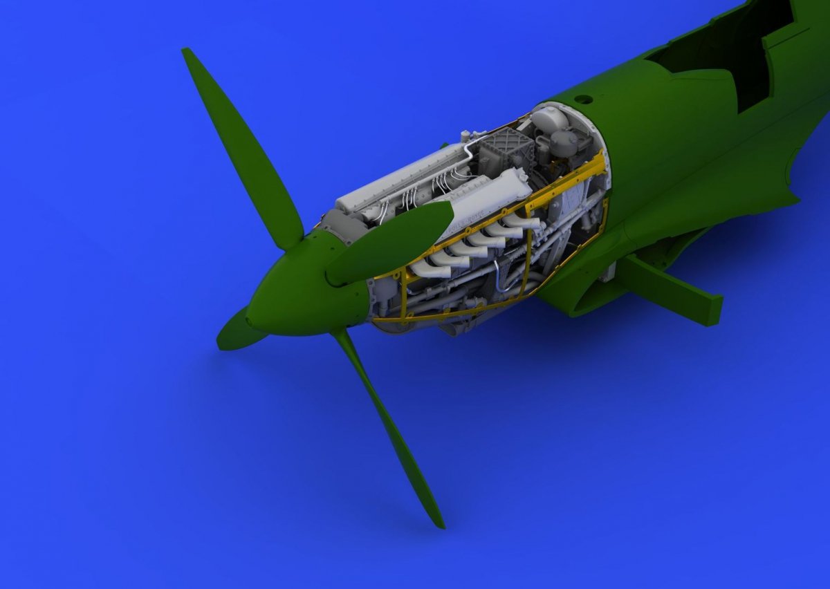 Eduard 648200 Spitfire Mk. VIII engine 1/48 (EDUARD) – imagen 4