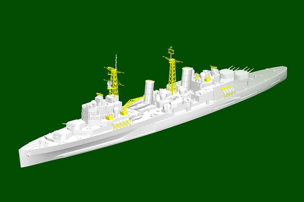 Trumpeter 06702 HMS Belfast 1959 1/700 – imagen 5