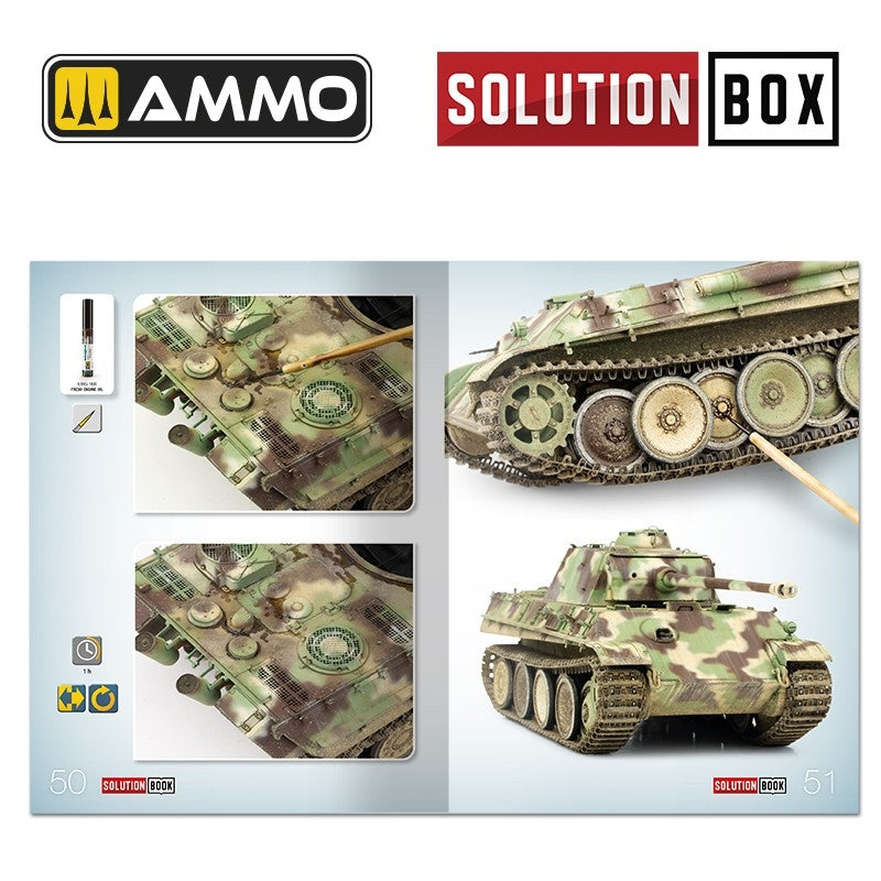 Ammo of Mig 6529 SOLUTION BOOK 23 - How to Paint WWII German Late War Vehicles (Multilingual Book) – immagine 3