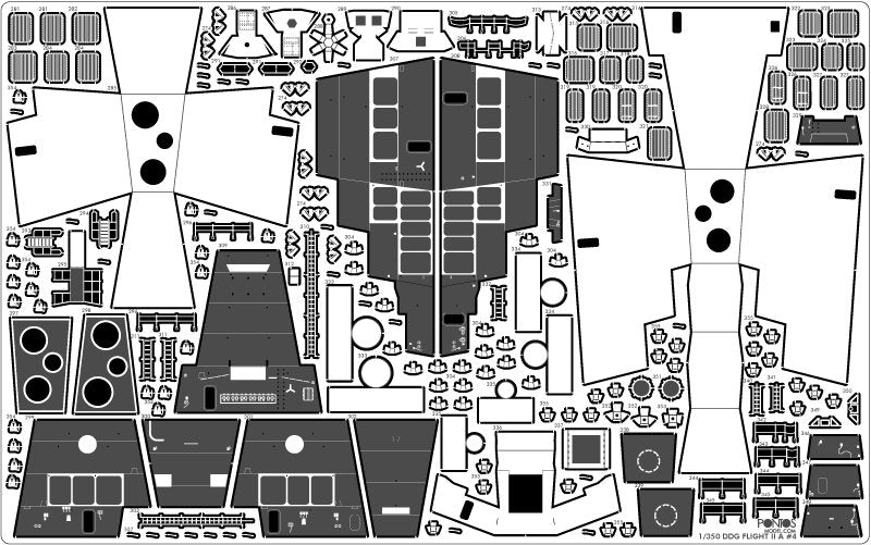 Pontos 35028F1 USS DDG-92 Momsen Flight IIa Detail Up Set 1/350 – imagen 22