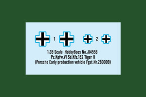 Hobby Boss 84558 Pz.Kpfw.VI Sd.Kfz.182 Tiger II Porsche Véhicule de première production Fgst.Nr.280009 1/35 – image 4