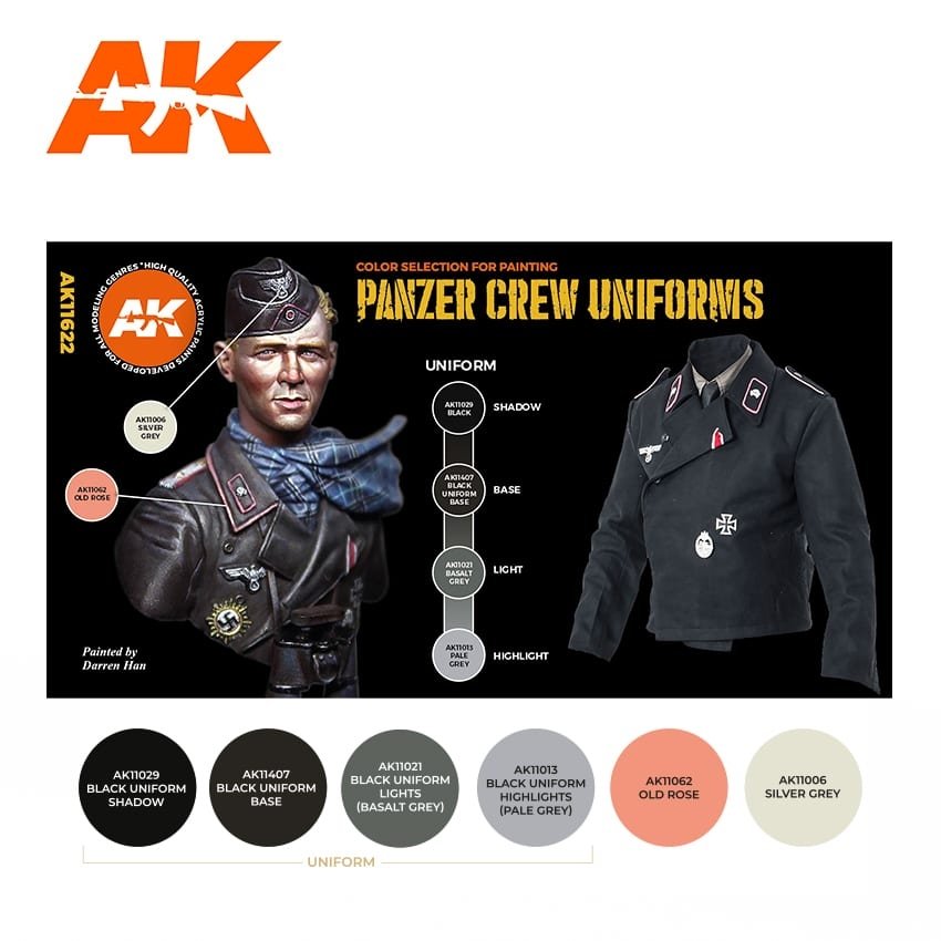 AK Interactive AK11622 UNIFORMES D&amp;#39;ÉQUIPAGE DE PANZER – image 2