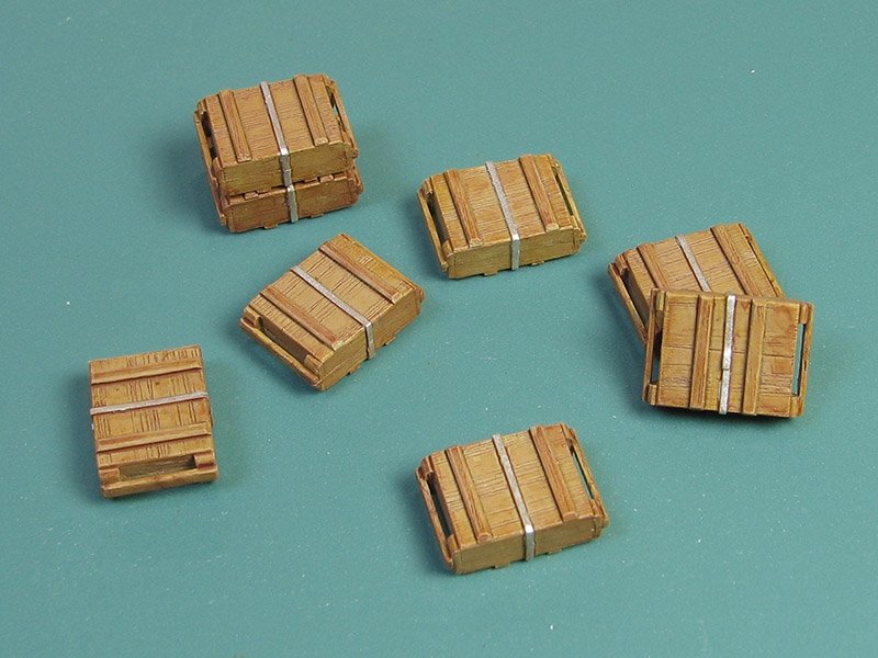 Eureka XXL E-036 Modern Russian Ammo Crates Type II for 7,62mm Ammo (for AK-47 Kalashnikov) 1/35 – imagen 4