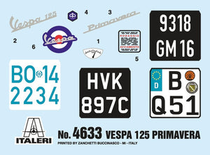 Italeri 4633 VESPA 125 PRIMAVERA 1/9 – immagine 4