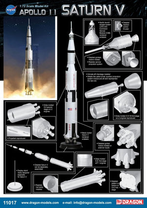 Dragon 11017 Apollo 11 Saturn V 1/72 – zdjęcie 2