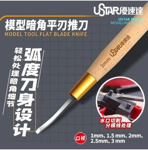 U-Star UA-90503 Flat Blade Knife 2 mm / Nóż z płaskim ostrzem 2 mm – imagen 5