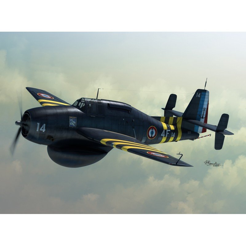 Sword 72115 TBM-3W « Guppy » l'Aéronavale Kon Marine 1/72
