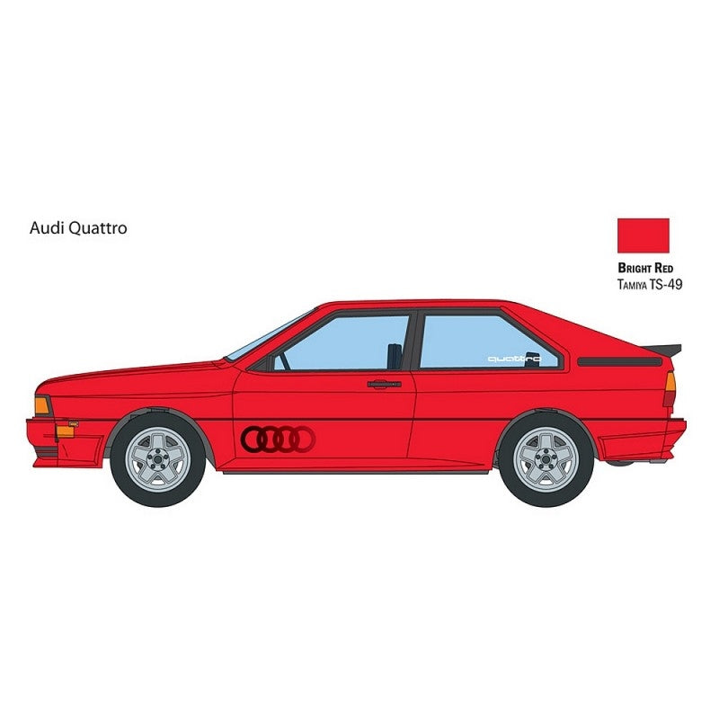 Italeri 3671 AUDI QUATTRO 1/24 – immagine 2