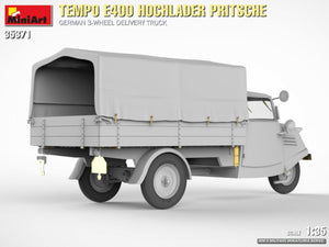 MiniArt 35371 Tempo E400 Hochlader Pritsche German 3-wheel delivery truck 1/35 – imagen 8