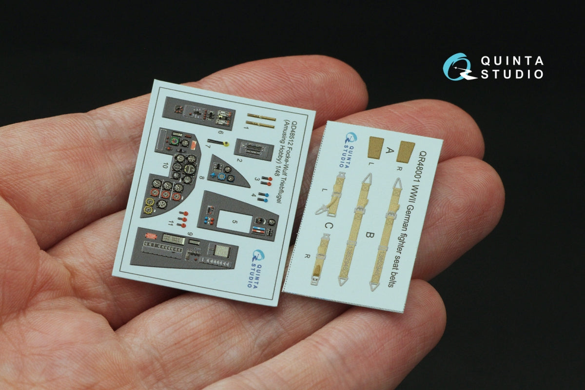 Quinta Studio QD48512 FW Triebflugel 3D-Printed coloured Interior on decal paper (Amusing hobby) 1/48 – zdjęcie 3