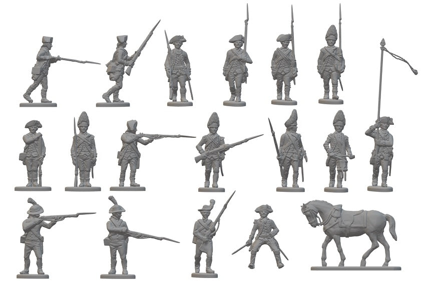 Hat 8343 American War of Independence - British Infantry (96 Figures) 1/72