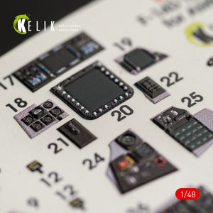KELIK K48064 F-14D TOMCAT INTERIOR 3D DECALS FOR AMK KIT 1/48 – imagen 7