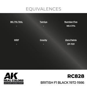 AK Interactive RC828 British F1 Black 1972-1986 17 ml – imagen 3
