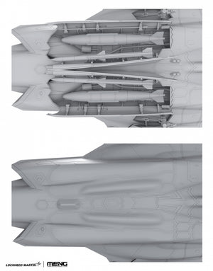 Meng LS-018 Lockheed Martin F-35I Adir (Israeli Airforce) 1/48 – imagen 11