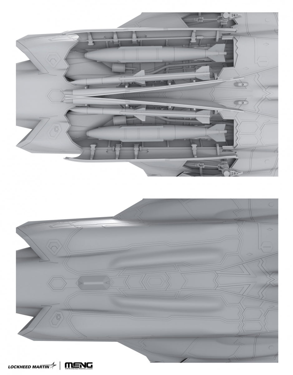 Meng LS-018 Lockheed Martin F-35I Adir (Israeli Airforce) 1/48 – imagen 11