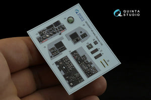 Quinta Studio QD32036 F-4D 3D-Printed &amp;amp; coloured Interior on decal paper (Tamiya) 1/32 – imagen 10