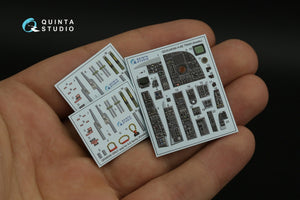 Quinta Studio QD48394 A-6E TRAM 3D-Printed &amp;amp; coloured Interior on decal paper (Kinetic) 1/48 – imagen 4