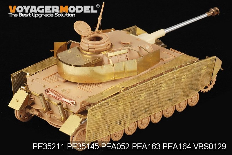 Voyager Model PEA164 WWII German Panzer.IV Ausf.J &amp;quot;Thoma shields&amp;quot; wire mesh schürzen (For All) 1/35 – imagen 5