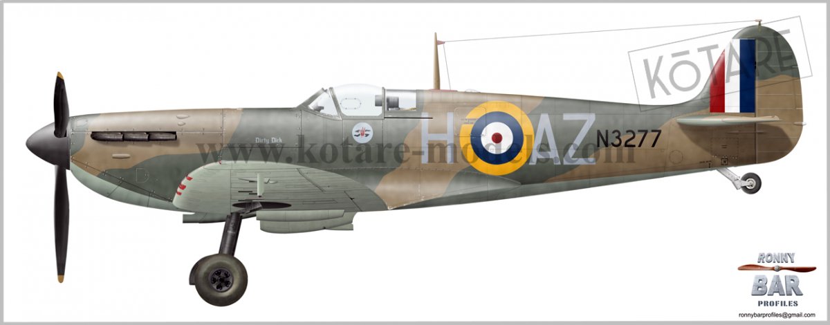 Kotare K32001 Spitfire Mk.Ia Mid. 1/32 – zdjęcie 3