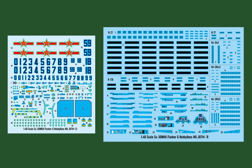 Hobby Boss 81714 Su-30MKK Flanker G 1/48 – imagen 5