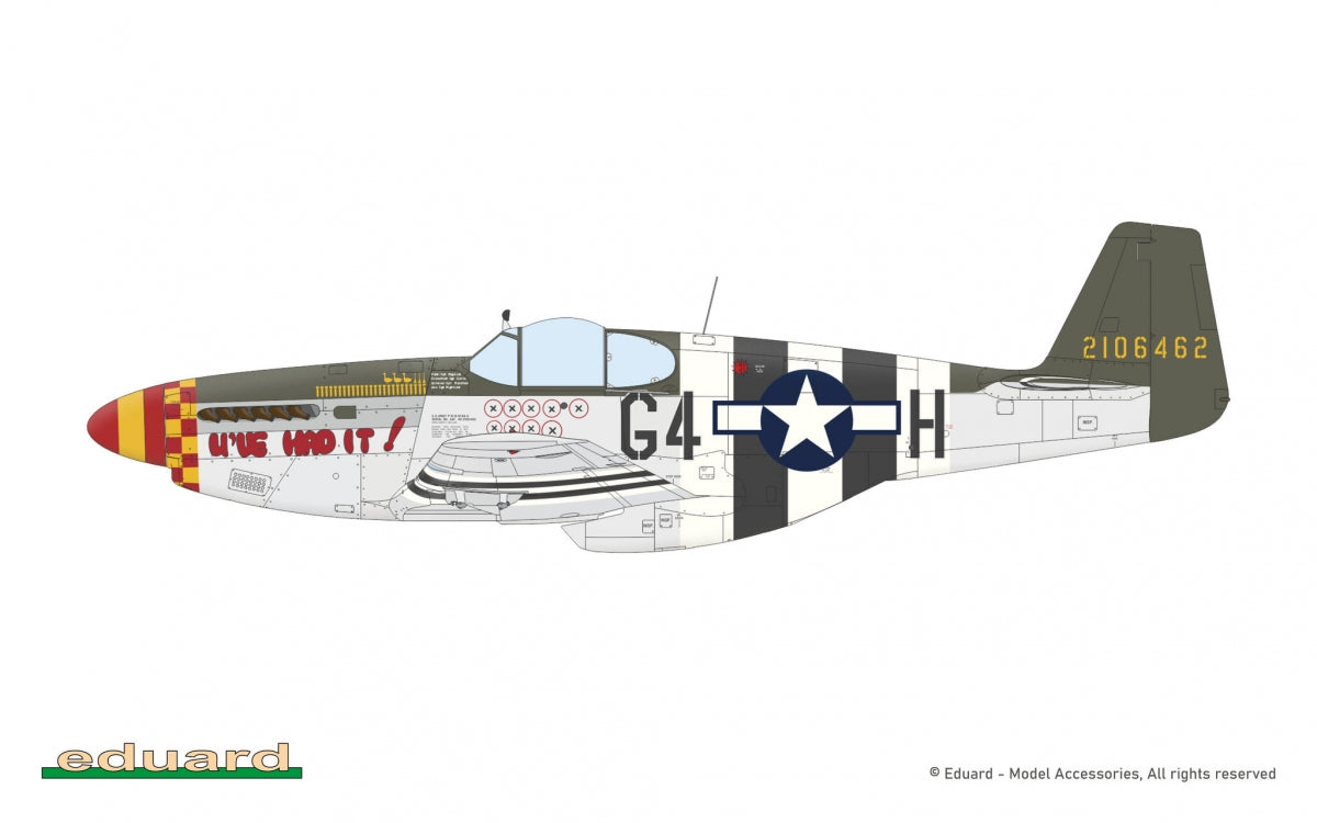 Eduard 82176 P-51B Mustang Malcolm Hood Canopy - The ProfiPACK Edition 1/48 – imagen 5