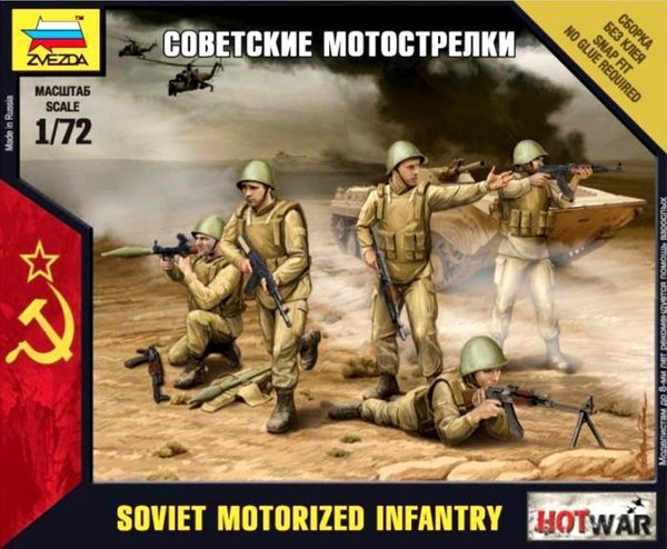 Zvezda 7404 Soviet Motorized Infantry 1/72