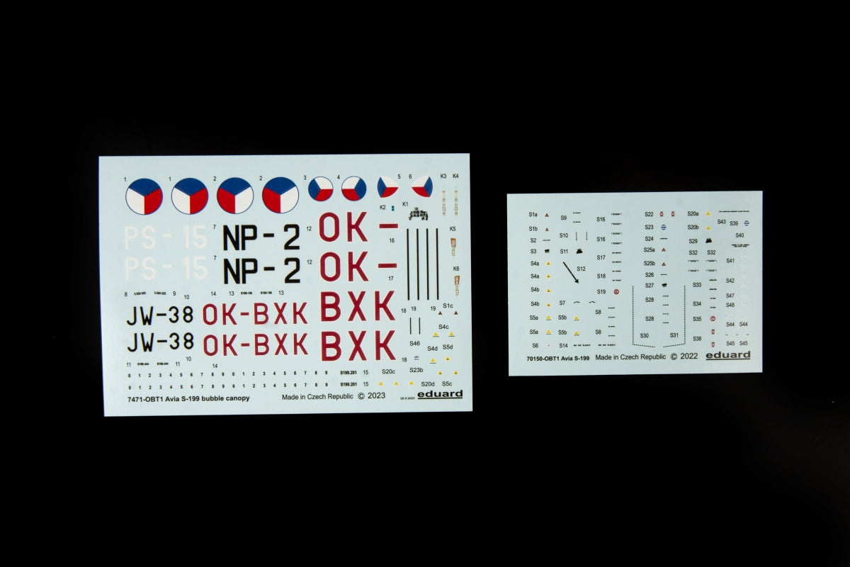 Eduard 7471 Avia S-199 bubble canopy 1/72 – zdjęcie 3