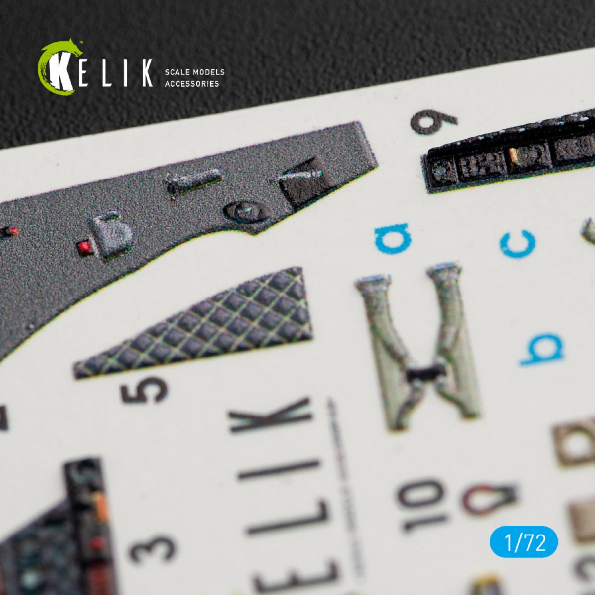 KELIK K72027 A-4(B,P) &amp;quot;SKYHAWK&amp;quot; INTERIOR 3D DECALS FOR AIRFIX KIT 1/72 – zdjęcie 2