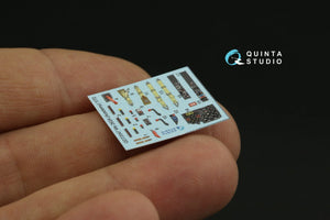 Quinta Studio QD72047 Me-262A 3D-Printed &amp;amp; coloured Interior on decal paper (Academy) 1/72 – imagen 5