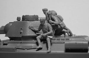 ICM 35640 Cavaliers de chars soviétiques (1943-1945) 4 figurines 1/35 – image 8