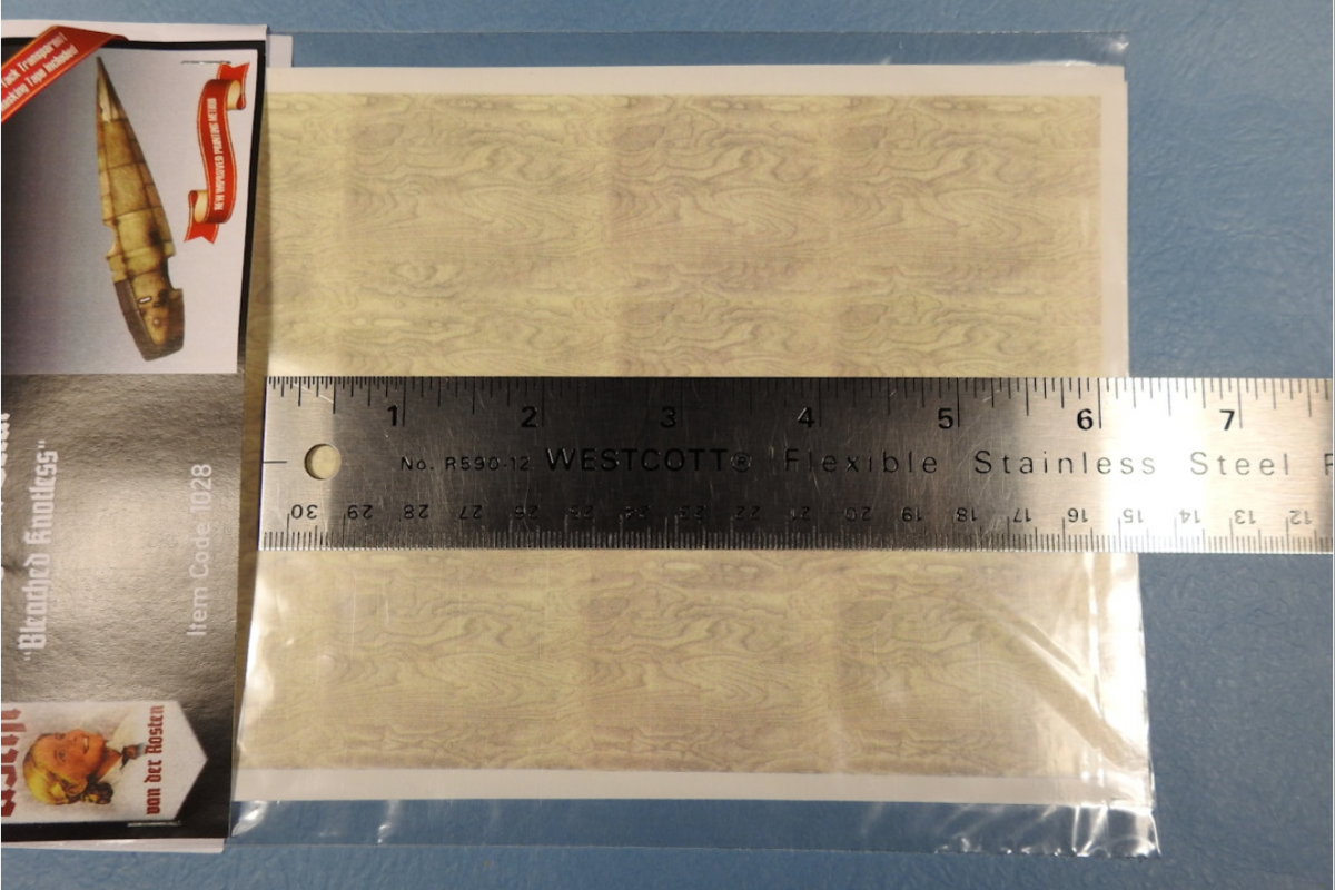 Uschi 1028 - Woodgrain Decal &amp;quot;Bleach Knotless&amp;quot; 1/35