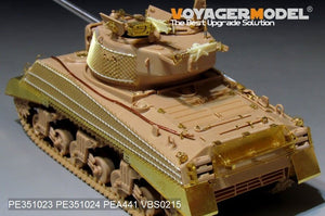 Maquette Voyager PE351023 WWII US M4A3 (76) en version de base avec réservoir central pour MENG TS-043 1/35 – image 13