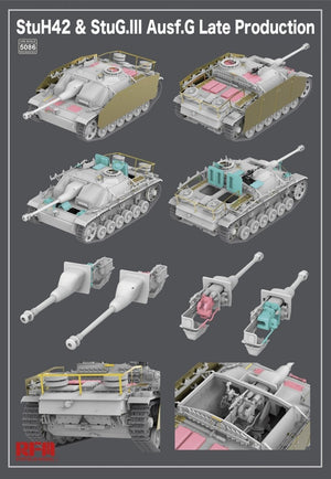 Rye Field Modèle 5086 StuH42 &amp;amp; StuG.III Ausf.G Production tardive 1/35 – image 2
