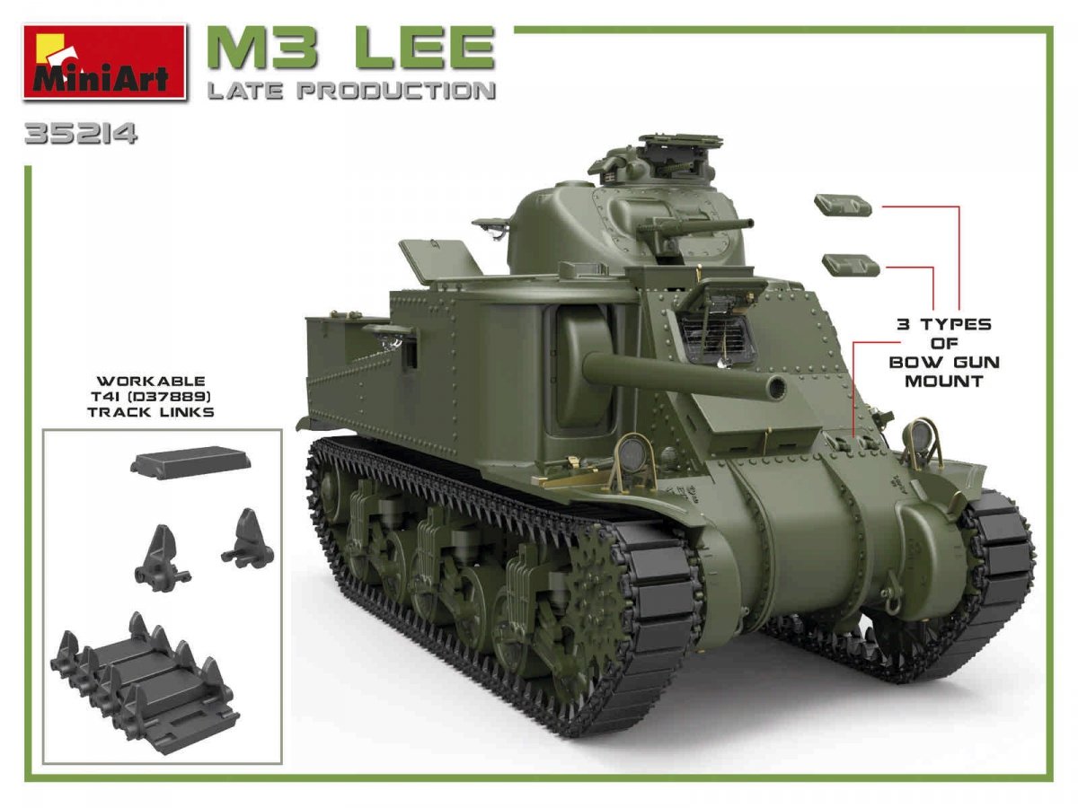 MiniArt 35214 M3 LEE LATE PROD 1/35 – Bild 9