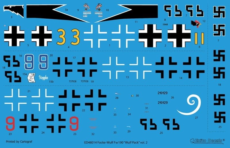 Exito ED48014 Wulf Pack 2 1/48 – imagen 7