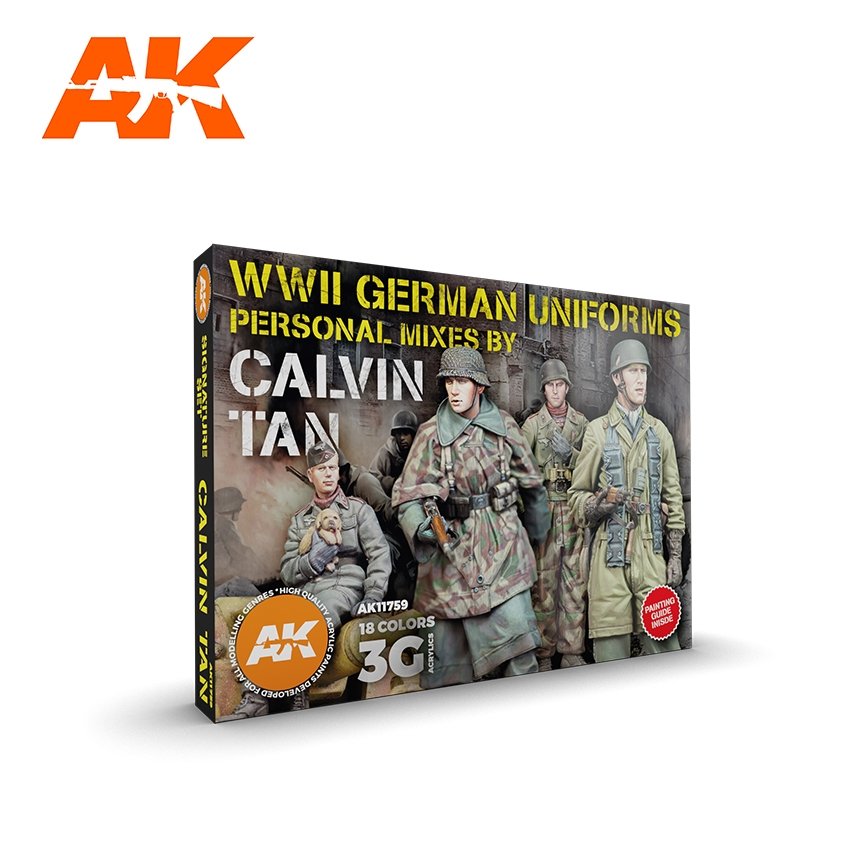 AK Interactive AK11759 SIGNATURE SET – CALVIN TAN 3G COLORS 3GEN SET 18x17 ml – immagine 6