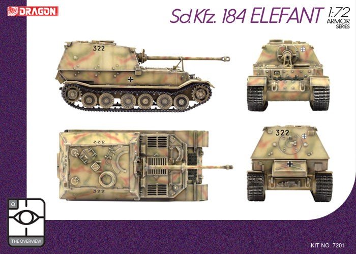 Dragon 7201 SdKfz.184 Éléphant (1/72) – image 4