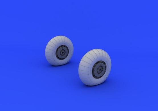 Eduard 648244 Ju 88A wheels early 1/48 ICM – Bild 2