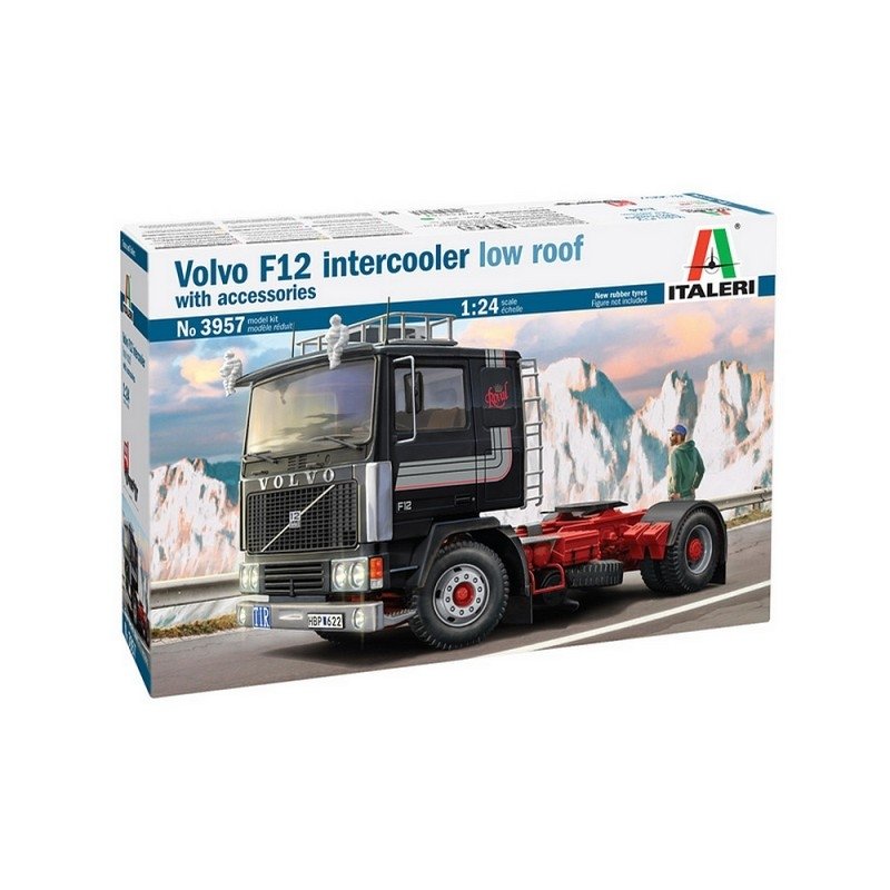 Italeri 3957 Volvo F-12 Intercooler Low Roof with accessories 1/24